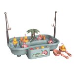 Jouet de pche magntique pour enfants, musique electrique, eau, canard, poisson, ensemble de jouets, ...
