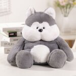 Jouet en peluche animal de dessin anim mignon et doux de la srie doudou: lapin chat panda ours peton ...