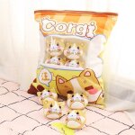 Jouets en peluche animaux mignons, mini boules rondes, poussin, ours, pingouin, lapin, un sac de peluche, ...