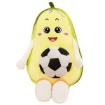 Jouet en peluche avocat de sport, mignon avocat de sport, oreiller facial, machine a saisir, poup�es ...