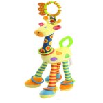 Jouets en peluche pour bb de 0 a 12 mois, 6 couleurs, girafe douce, animaux, clochettes, hochets, poigne, ...