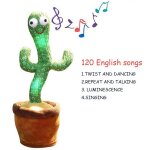 Jouet en peluche cactus danse canard, jouet electronique, chant torsad, nouveaut drle, musique luminescente ...