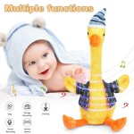 Jouet en peluche cactus danse canard, jouet electronique, chant torsad�, nouveaut� dr�le, musique luminescente ...
