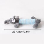 Jouets en peluche pour chien et chat, couineur sonore, a mâcher, canard, cochon et eléphant Jouets en peluche pour chien et chat, couineur sonore, a mâcher, canard, cochon et eléphant