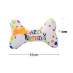 Jouet en peluche pour chien, gteau d'anniversaire mignon, jouets grinants, rsistant aux morsures, ...