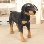 Jouet en peluche de chien noir en gros pour enfants cadeau de poup�e cr�atif d�coration de maison poup�e ...