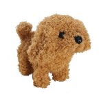 Jouet en peluche electrique pour animaux de compagnie, mignon, simulation de chiot, les jouets en peluche ...
