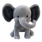 Jouets en peluche el�phant pour chambre de b�b�, poup�es d�coratives pour dormir, animal kawaii, compagnon ...
