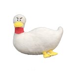 Jouet en peluche en forme d'animal pour enfants, canard noir, mignon, doux, poupe, coussin lombaire, ...