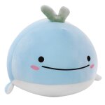 Jouet en peluche en forme de baleine, poupée courte et douce, oreiller en peluche Jouet en peluche en forme de baleine, poupée courte et douce, oreiller en peluche