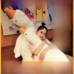 Jouet en peluche grand oie blanche pour sommeil de couche cadeau d'oie blanche moelleuse pour dormir ... Jouet en peluche grand oie blanche pour sommeil de couche cadeau d'oie blanche moelleuse pour dormir ...