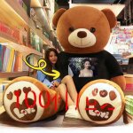 Jouet en peluche grande taille de teddy ours panda cordes de poupée pour cadeau de noël et jour d'amour ... Jouet en peluche grande taille de teddy ours panda cordes de poupée pour cadeau de noël et jour d'amour ...