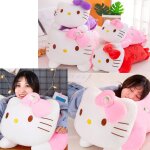 Jouet en peluche hello kitty de 30cm, poupe chat kt, animal en peluche doux, oreiller dessin anim, ...