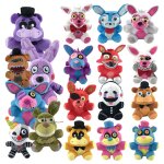 Jouets en peluche kawaii de 18cm, 21 sortes d'animaux en peluche, dessin anim fantme foxy, dcor de ...