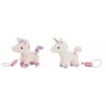 Jouet peluche licorne interactif (23 cm)