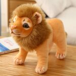 Jouets en peluche lion de haute qualit�, poup�e en peluche, simulation d'animaux, jouets pour enfants, ...