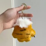 Jouet en peluche de petit tigre imitation avec porte - cls et accessoire de sac a dos chane de hangez ...