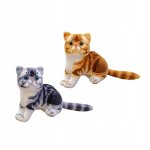 Jouets en peluche simulation de chat jouets en peluche