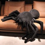 Jouet en peluche de spiderman noir cratif jouet de poupe noire de 120 * 80cm idal pour halloween cadeau ...