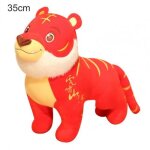 Jouet en peluche de tigre mascotte 2022 chinois pour enfants, accessoires photo de bon augure