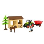 Jouet - ma petite ecurie - 7 pi�ces - tracteur sonore et lumineux - pour enfants a partir de 3 ans