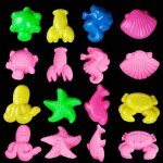 Jouets de plage en argile a modeler pour enfants, 8 pièces, animaux de la mer, outil de sable, jouets ... Jouets de plage en argile a modeler pour enfants, 8 pièces, animaux de la mer, outil de sable, jouets ...