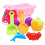 Jouet de plage pour b�b�, 6 pi�ces / ensemble, plusieurs styles, facile a transporter, ensemble de ch�teau ...