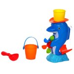 Jouets de plage pour enfants, bain pingouin mignon rservoir d'eau robinet de douche jet d'eau 3 pices ...