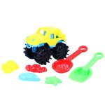 Jouet de plage pour garon, 7 pices, mini buggy de plage, modle de voiture, pour l'et