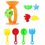 Jouets de plage de sable pour enfants, seau de construction de ch�teau, pelle, mod�le de poisson, ensemble ...