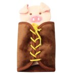 Jouets poup�e cochon pour apprendre a habiller les tout - petits, education pr�coce, comp�tences de vie ...