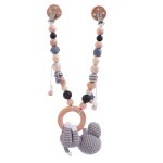 Jouets de poussette en bois au crochet pour bébé, lit d'éléphant, jouet de hochet mobile cpull, pendentif ... Jouets de poussette en bois au crochet pour bébé, lit d'éléphant, jouet de hochet mobile cpull, pendentif ...