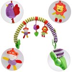 Jouet de poussette pour enfants, hochet en spirale suspendu, animaux mignons, berceau, lit, jouets pour ...