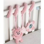 Jouet de poussette en spirale, sige de voiture, jouet d'activit, jouets suspendus en peluche pour ...
