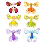 Jouets de princesse papillon volant pour filles, 6 pièces, avec ailes, cadeau surprise, accessoires magiques, ... Jouets de princesse papillon volant pour filles, 6 pièces, avec ailes, cadeau surprise, accessoires magiques, ...