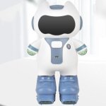 Jouet radiocommand� educatif robot enfant bleu musique lumi�re danse yonis