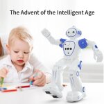 Jouet radiocommand� robot intelligent interactif pour enfants rose rose yonis