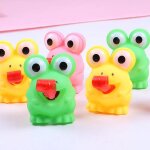 Jouets sensoriels anti - stress pour enfants, 4 pices, langue collante amusante, grenouille, cadeaux ...