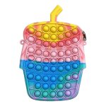 Jouets sensoriels anti - stress, tasse de paille, sac a bandoulire, push bubble, anti - anxit, jouets ...