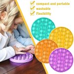 Jouet sensoriel en gel de silice pour autisme, jouet anti - stress amusant, 4 couleurs, nouveauté Jouet sensoriel en gel de silice pour autisme, jouet anti - stress amusant, 4 couleurs, nouveauté