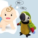 Jouet sensoriel perroquet parlant, jouet en peluche qui répète ce que vous dites pour les enfants de ... Jouet sensoriel perroquet parlant, jouet en peluche qui répète ce que vous dites pour les enfants de ...