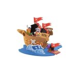 Jouet - sevi - set pirates - 45 pices - matriau doux et ecologique