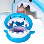 Jouet de siège de requin avec pare - soleil anneau de natation piscine flottant rangée lit d'eau enfant ... Jouet de siège de requin avec pare - soleil anneau de natation piscine flottant rangée lit d'eau enfant ...