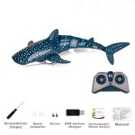 Jouets de simulation de baleine rc 2. 4g 4ch, etanche, tlcommande electrique, bateau de baleine, piscine, ...