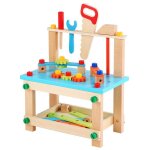 Jouet de simulation en bois pour enfants, bloc de construction de simulation, outil de dmontage, bureau, ...