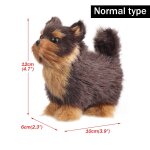 Jouet de simulation de chien réaliste, joli cadeau pour enfants, kawaii, animaux en peluche, modèle de ... Jouet de simulation de chien réaliste, joli cadeau pour enfants, kawaii, animaux en peluche, modèle de ...