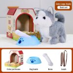 Jouet de simulation pour enfants, la promenade du chien sera appel�e peluche electrique, jouet educatif ...