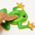Jouet de simulation de grenouille, elastique, extensible, sensoriel, anti - stress, fausse grenouille, ...