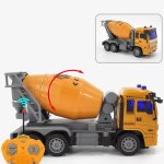 Jouet de simulation de véhicule d'ingénierie télécommandé, grue de mélange, camion a benne, modèle de ... Jouet de simulation de véhicule d'ingénierie télécommandé, grue de mélange, camion a benne, modèle de ...