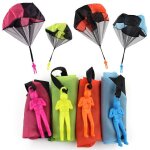 Jouet de soldat en forme de balle pour enfants, 5 pi�ces, divertissement educatif, parachute, jeu de ...